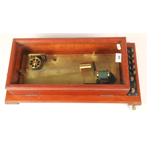 359 - Palmer scientific instrument in hardwood case