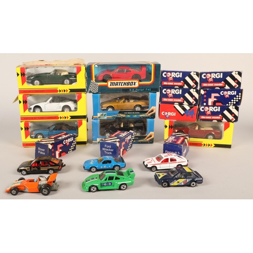 360 - Quantity of die-cast model cars to include Corgi, Matchbox, etc