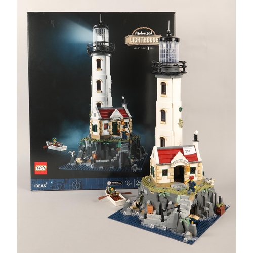 257 - Boxed Lego 'Motorised Lighthouse' model