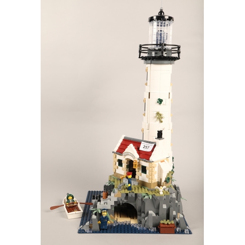 257 - Boxed Lego 'Motorised Lighthouse' model