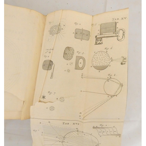 104 - ROHAULT JACOB.  Physica. 19 eng. plates on 17 fldg. sheets (a couple of tears). Publisher'... 