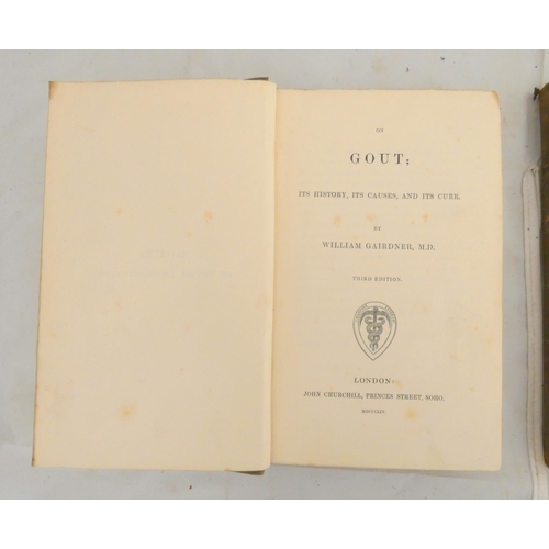 116 - RING JOHN.  A Treatise on the Gout ... & Observations on the Eau Medicinale. Tree calf... 