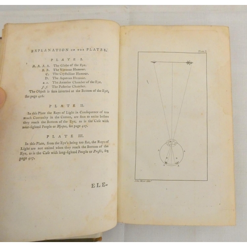 125 - (SIMMONS SAMUEL F.).  Elements of Anatomy & the Animal Oeconomy. 3 eng. diags. Old cal... 