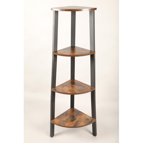 554 - Contemporary four-tier storage stand, approx. 125cm height