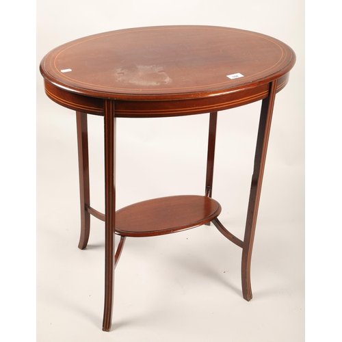 558 - Oval hall table