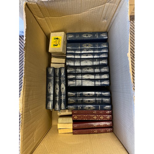 410 - Box of assorted Robert Louis Stevenson books