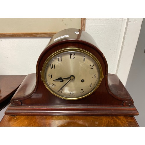 515 - Mahogany mantel clock