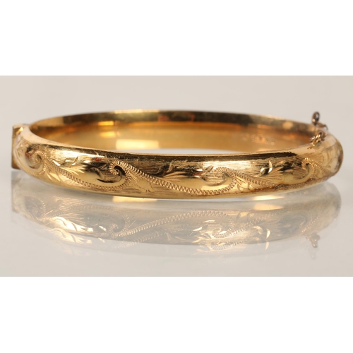 120 - 9 ct rolled gold bangle