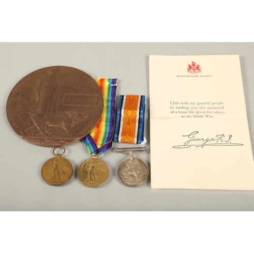 140 - WWI medals to include death plaque