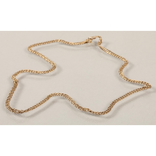 72 - 9 ct  gold chain2.2 grams