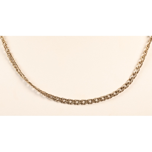 72 - 9 ct  gold chain2.2 grams