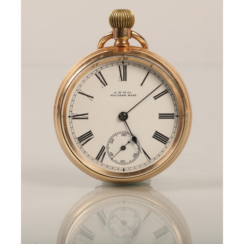 83 - Gold plated pocket watch