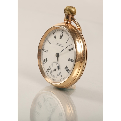 83 - Gold plated pocket watch