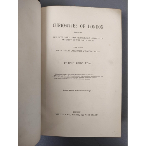 58 - KNIGHT CHARLES.  London. 6 vols. in three. Eng. illus. Rubbed half red morocco. Virtue & Co., n.... 