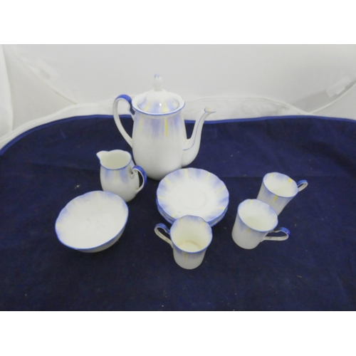 497 - Royal Grafton tea set,  tea pot a/f.