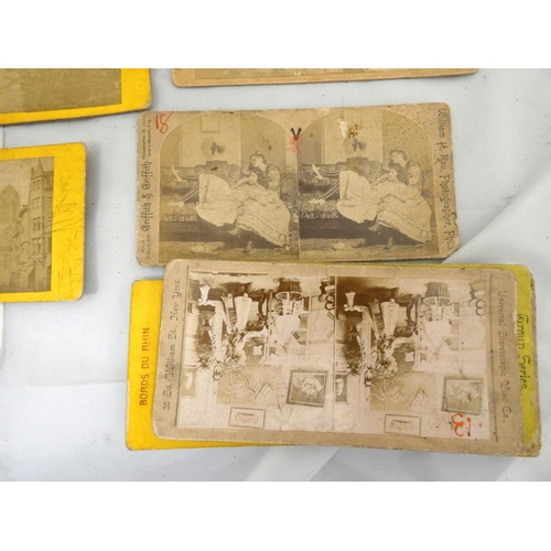 155 - Antique stereoscope and continental pictures including France etc. 