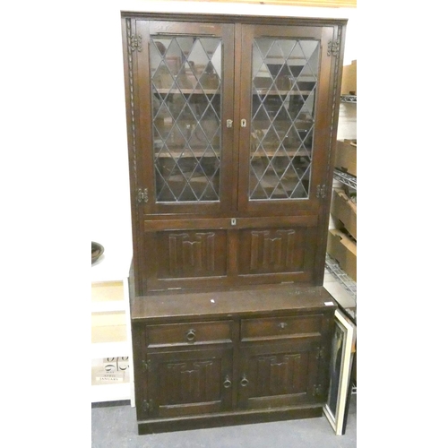 481 - Large Priory style wall unit.