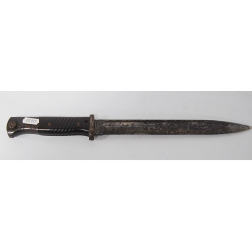 269 - WWII period German dress dagger, c. 1940, etched to the forte 'Carl Eickhorn', nickel pommel, Bakeli... 