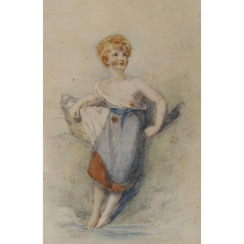 325 - After Sir Thomas Lawrence (British, 1769 - 1830)Portrait of a 17th century childWatercolour, 31cm x ... 