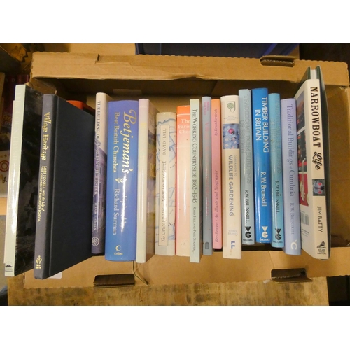 190 - Large box of modern reference books.