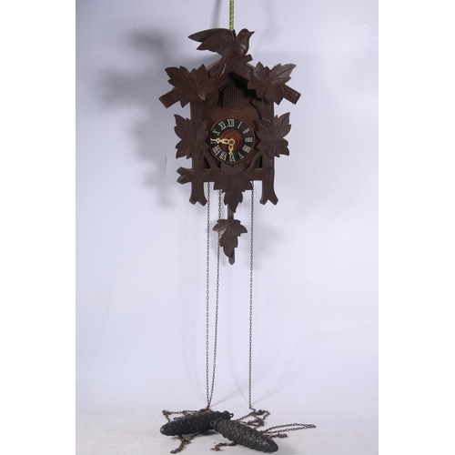 115 - Black Forest style cuckoo clock.