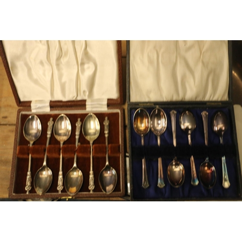 180 - Silver-plated items to include retro Old Hall stainless steel hot chocolate pots.