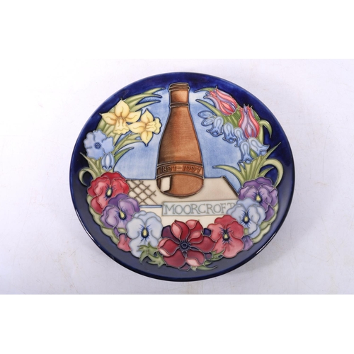 3 - Moorcroft limited edition plate, 32/750, 22cm diameter.