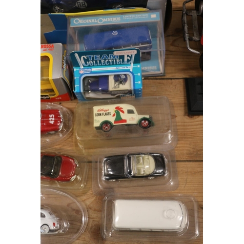 235 - Boxed model vehicles to include Burago, Corgi Superhaulers, Original Omnibus, Lledo, etc.