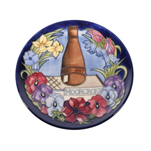 3 - Moorcroft limited edition plate, 32/750, 22cm diameter.