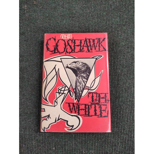 232 - WHITE T. H.  The Goshawk. Text illus. Orig. red cloth in d.w., priced 10s 6d. 1st edition, Cape, 195... 