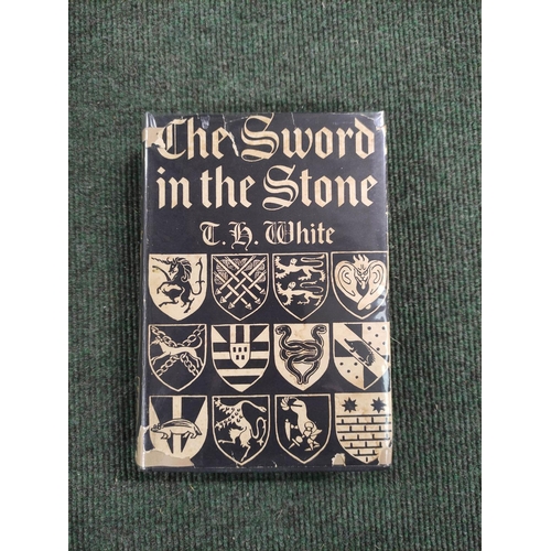 233 - WHITE T. H.  The Sword In The Stone. Text vignettes. Orig. dark cloth in clipped d.w., chipping &... 