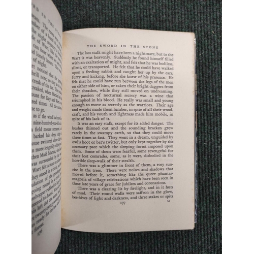 233 - WHITE T. H.  The Sword In The Stone. Text vignettes. Orig. dark cloth in clipped d.w., chipping &... 