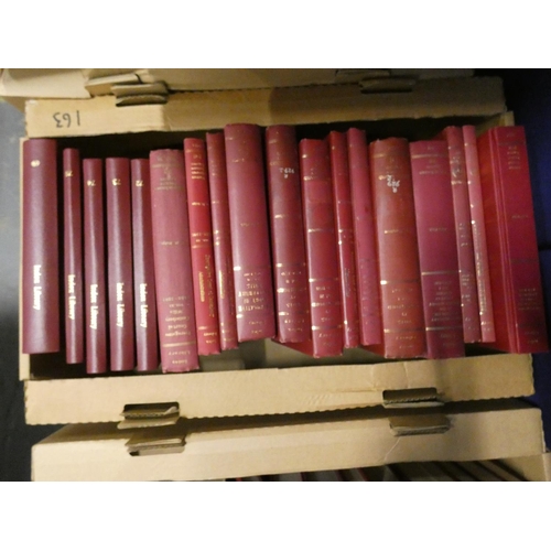 163 - BRITISH RECORD SOCIETY.  Index Library. 83 vols. Orig. red cloth, rebound red cloth & orig. prnt... 