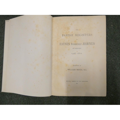 172 - BEDFORDSHIRE RECORD OFFICE.  Bedfordshire Parish Registers. Vols. 15 to 40 (some double vo... 