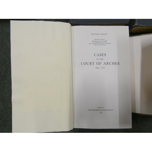 173 - HERTFORD COUNTY RECORDS.  Sessions Rolls. 3 vols. Orig. cloth. Hertford, 1905-1910; also 5... 