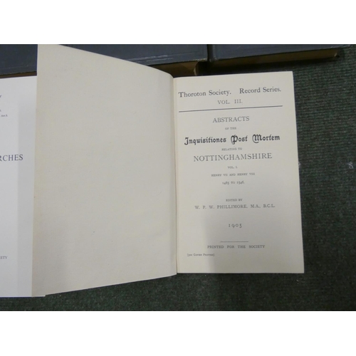 173 - HERTFORD COUNTY RECORDS.  Sessions Rolls. 3 vols. Orig. cloth. Hertford, 1905-1910; also 5... 