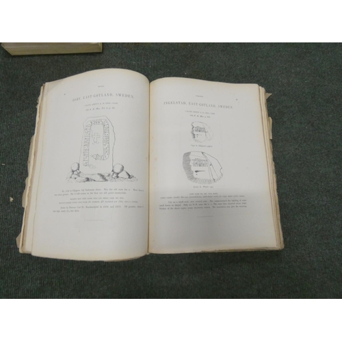 178 - STEPHENS GEORGE.  Handbook of the Old-Northern Runic Monuments of Scandinavia & Englan... 