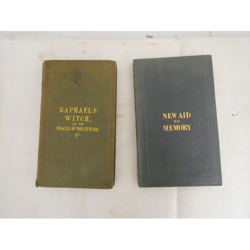 197 - (SMITH ROBERT CROSS).  Raphael's Witch or The Oracle of the Future by the Author of the Pr... 