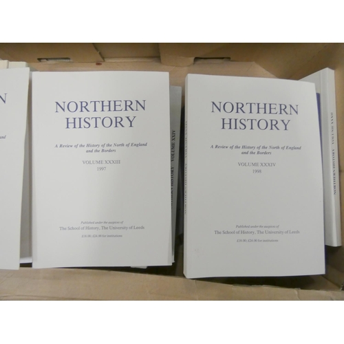 204 - Northern History.  A run of this periodical from vol. 1 to vol. 35. Orig. card wrappers. 1... 