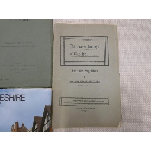 209 - Cheshire.  A carton of books & softback publications.