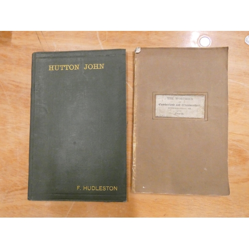 224 - FULLER THOMAS.  The History of the Worthies of Cumberland & Westmorland ... to which a... 