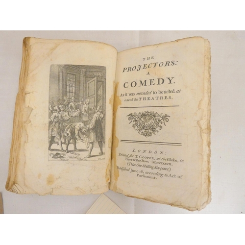 52 - MOORE MR.  Gil Blas, A Comedy as it is Acted at the Theatre-Royal in Drury-Lane. 1751. Bound in orig... 