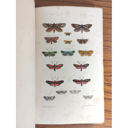 96 - MORRIS REV. F. O.  A Natural History of British Moths. 4 vols. Many hand col. eng. plates. Royal 8vo... 