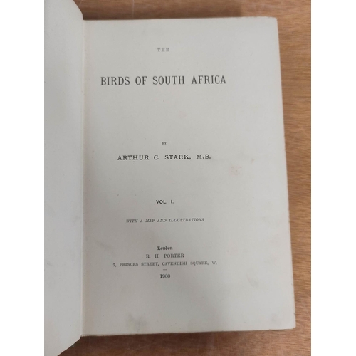 294 - STARK A. C. & SCLATER W. L.  The Birds of South Africa. 4 vols. Port. frontis, col. fl... 