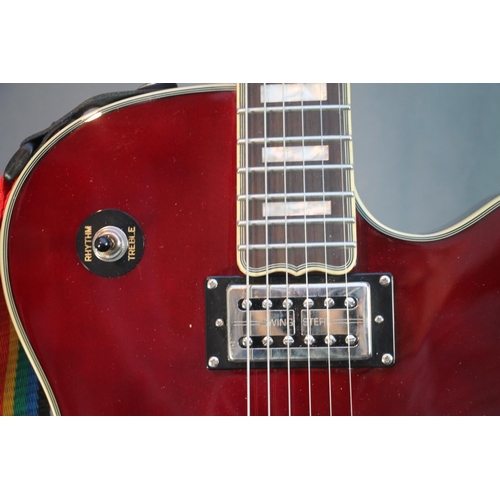 Epiphone Swingster six string semi acoustic guitar with Bigsby