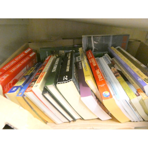 340 - Two boxes of vintage travel guides.