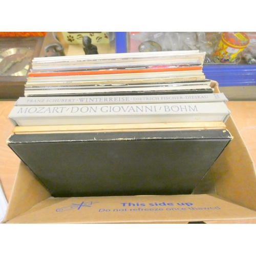 434 - Box of various classical records.