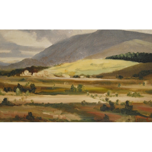 330 - TG Caddick Adams (British)Kingussie, InvernessSigned and dated '49, oil on canvas, 39cm x 44cm.... 