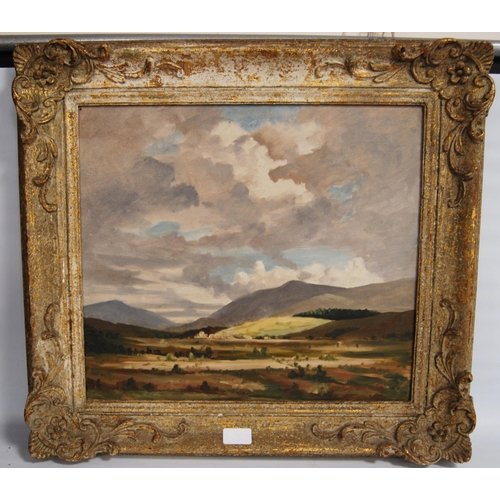 330 - TG Caddick Adams (British)Kingussie, InvernessSigned and dated '49, oil on canvas, 39cm x 44cm.... 