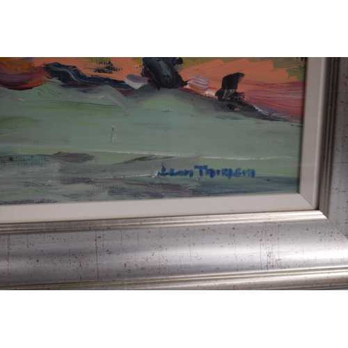 340 - Jean Thomson (Scottish)Ben Lomond in WinterSigned, acrylic on board, 36.5cm x 52cm.Label verso with ... 